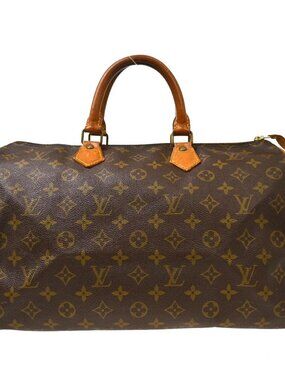 LOUIS VUITTON SPEEDY 35 HANDBAG PURSE MONOGRAM M41524